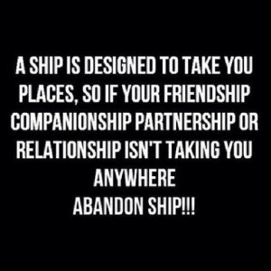 SHIP.....ABANDON SHIP!!