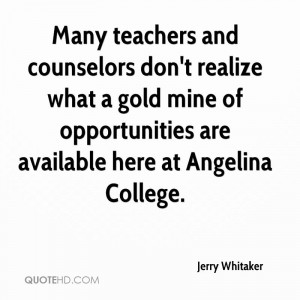 Many teachers and counselors don't realize what a gold mine of ...