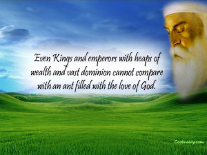 ... Compare With An Ant Filled With The Love Of God ” ~ Sikhism Quote