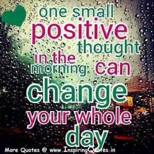 Positive Thoughts for the Day Positive Daily Thought Images Wallpapers ...
