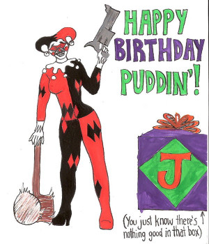 Harley Quinn Grins by MidnightMadwoman