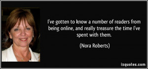 More Nora Roberts Quotes