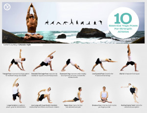 10 Essential Yoga Postures For Strength Athletes (Health Infographics)