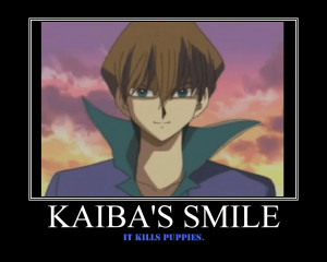 gotta say…that’s a creepy smile, Kaiba O.o
