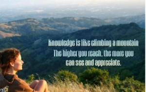 Knowledge Mountain Best Of Gardening Quote