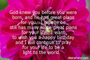 Religious Birthday Quotes