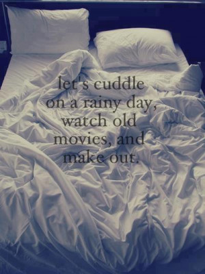 bed, cuddle, love, rainy day, romance, sheets