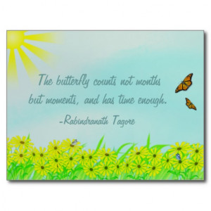 Precious Moments Butterflies Quote Post Card
