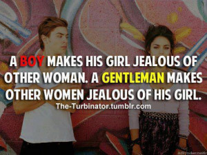 Boy makes his girl jealous
