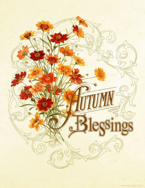 ... : Our Autumn Blessings Free Printable, Linky Party Postponed & News