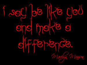 Marilyn Manson quote Image