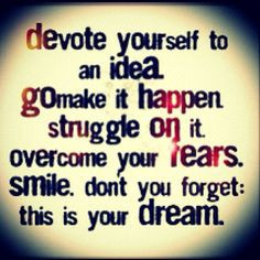 you forget this is your dream inspir fit quotations inspiration quotes ...