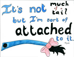 Eeyore Tail Quote -Winnie the Pooh Quote Art - Hand-drawn Illustrated ...