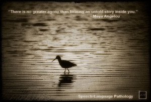 If you are applying to a Speech-Language Pathology graduate school ...