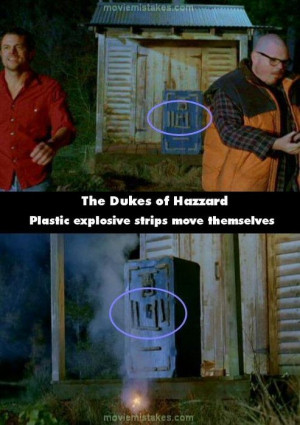 ... in the center of the safe door.)More The Dukes of Hazzard mistakes