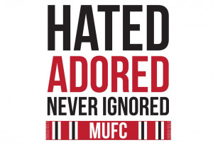 ... quote wall sticker wall art sticker of a manchester united quote hated