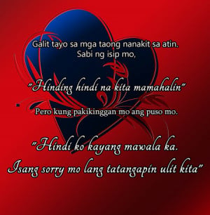 Tagalog Love Quotes for Him