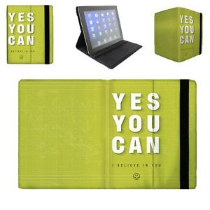 Details about Yes You Can Motivational Quote Tablet Folio Case for ...