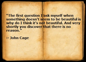 Quote: John Cage