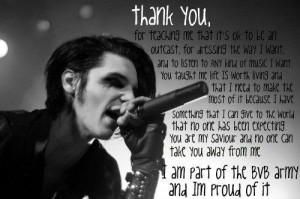 andy biersack black veil brides thank quote