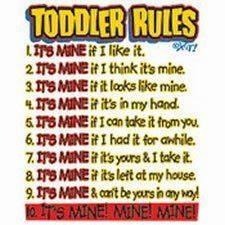 Toddler Rules It’s Mine