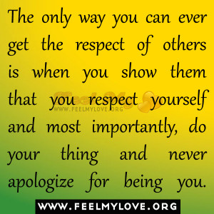 Respect Others Respect of others is when