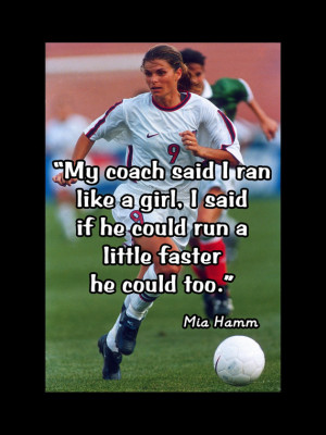 Soccer Poster Mia Hamm Soccer Champion Photo Quote Wall Art Print 5x7 ...