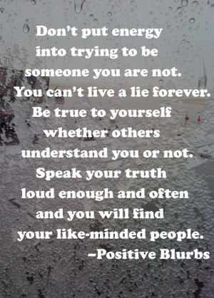 Speak your truth! @PositiveBlurbs