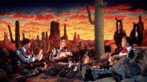 15. In the opening song, the Amigos manage to hold that high note for ...