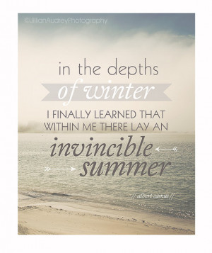 Invincible Summer Quote Print, Beach Ocean Photography, 8x10 ...