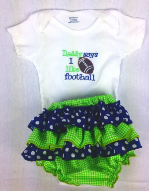 For the Seahawks Dads. How cute is this?