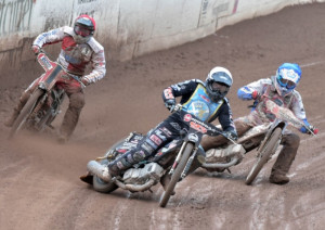 Craig Cook leads Matej Kus and Jonas Andersen Picture Ron MacNeill