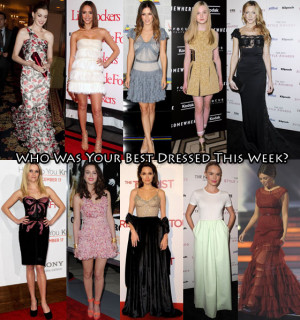 Best Dressed Red Carpet The