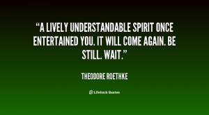 lively understandable spirit Once entertained you. It will come ...