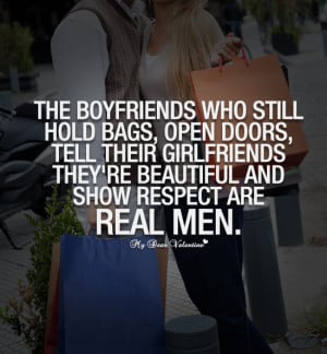 Boyfriend Quotes - The boyfriends who still hold bags