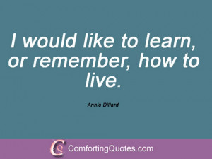 Quotes And Sayings By Annie Dillard