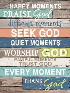 Happy Moments Praise God New Blocking Framed Art Picture by Summer ...