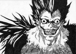 Shinigami Death Note Drawing