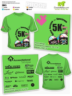 5K Race T Shirts