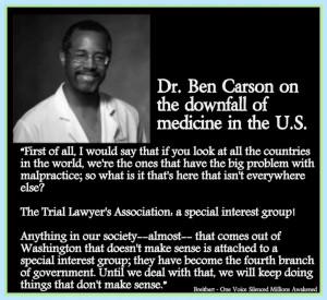 Dr. Ben Carson on the downfall of medicine in the US. (Preceding ...