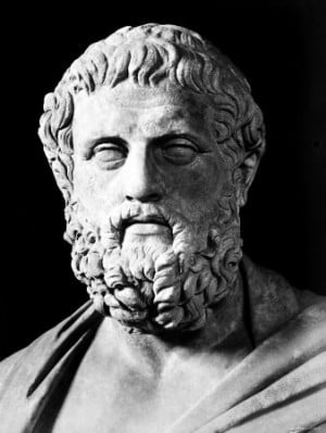 bust of Sophocles