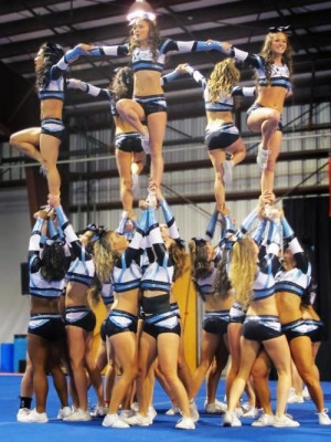 outrageous cheer stunts | cheer stunt preps cheerleaders cheerleading