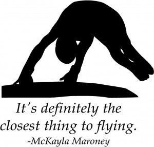 ... Maroney Gymnastic Decal | Closest Thing to Flying Wall Sticker 22