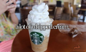whipped cream