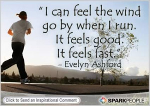 Running always feels amazing. Motivational Quote by Evelyn Ashford