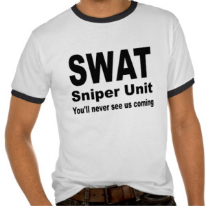 SWAT Sniper Unit Tshirts