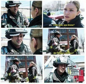 Shay Chicago Fire Chicago, Shay And Severide Chicago Fire, Fire Quotes ...
