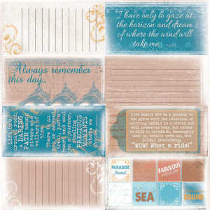 Quick Quotes - Stowaway Collection - 12 x 12 Paper - Phrases. Made by ...