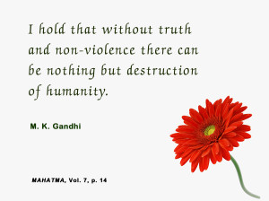 Mahatma Gandhi Quotes on Non-violence