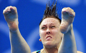 Funny Faces Of The Olympics Olympic diving funny face